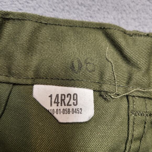 Military Pants Womens 2? 25x28 Green Combat Fatigues Utility Slacks - Picture 3 of 10